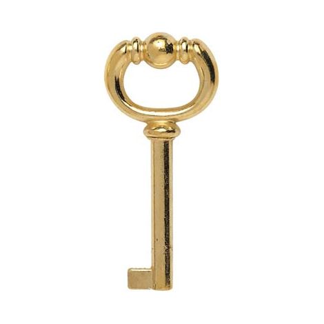CHIAVE MOBILI H/1220 - ZAMA OTTONE LUCIDO MM 74- 10 pezzi