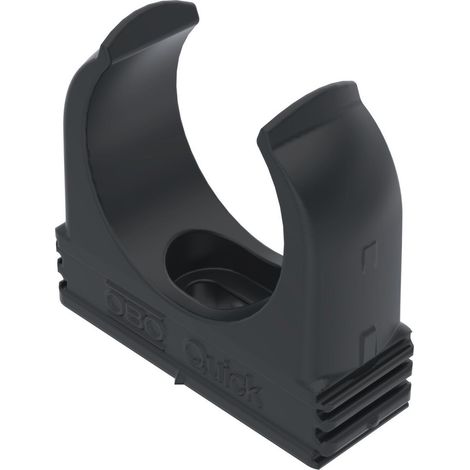 OBO Bettermann Abrazadera rápida M32 polipropileno negro intenso RAL 9005, 2149571