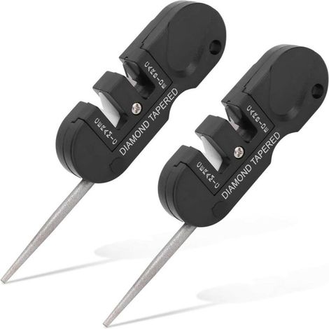 Set d'aiguiseurs pour couteaux de poche, affûteur compact pour couteaux pliants (1/5)