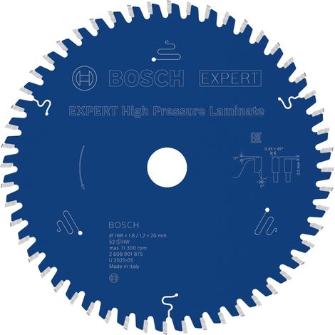 1x Lame de scie circulaire filaire EXPERT High Pressure Laminate (1/4)