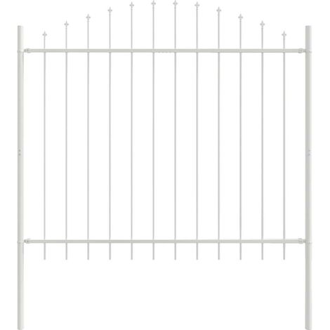 Maison Exclusive - Gartenzaun Woerden Weiß 170 x 165 cm Pulverbes