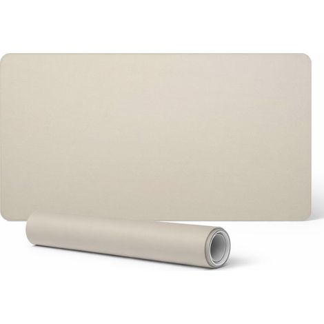 Alfombrilla de escritorio moderna con estampado original, color beige, 90x45 cm
