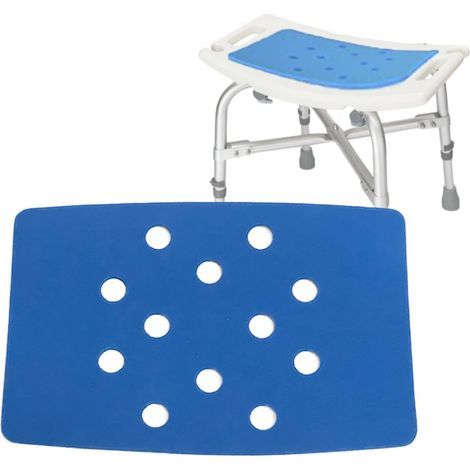 Bath Chair Mat – Non-slip EVA Foam Shower Bench Cushion with Adhesive for Disabled People, Elderly People, and People with Curved Backs (seats not included) (1/5)