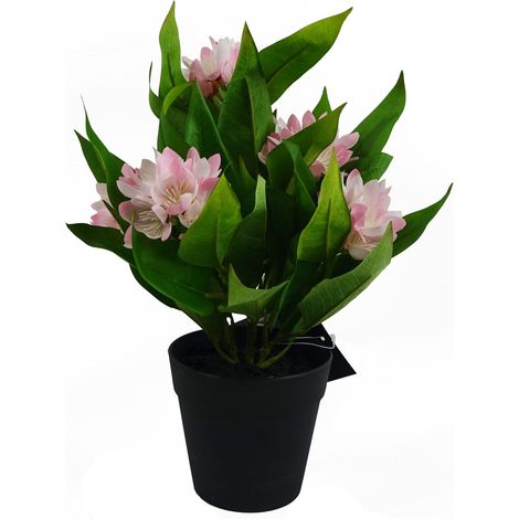 18cm Artificial Freesia Plant Light Pink Flowering (1/5)