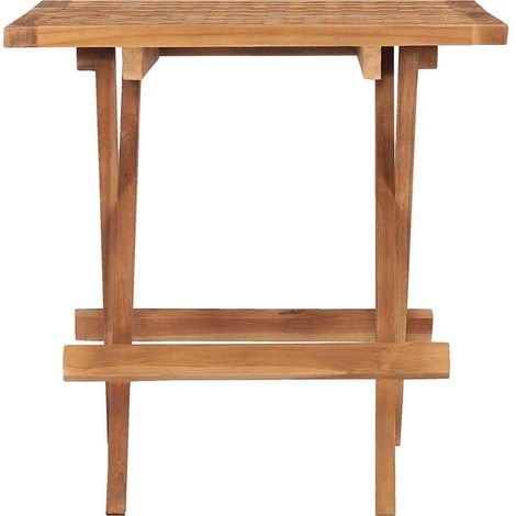 Maison Exclusive - Tavolo da Giardino Pieghevole 50x50x50 cm in Massello di Teak (1/5)