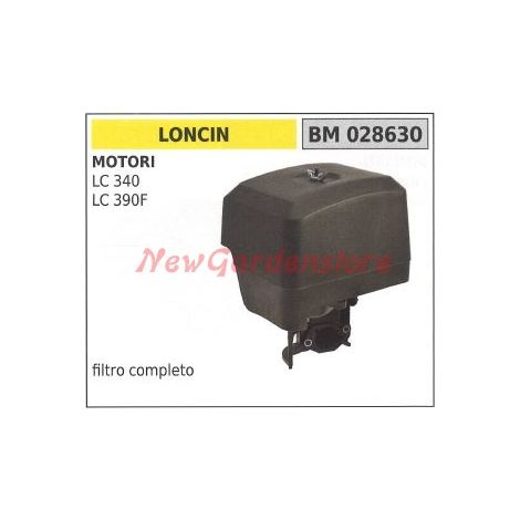 Filtro aria supporto LONCIN motore trattorino rasaerba LC 340 390F 028630