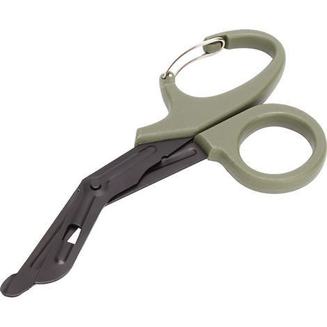 Outil multifonction tactique d'urgence, ciseaux de survie et de secours, outil de camping et de randonnée en plein air (vert) (1/5)