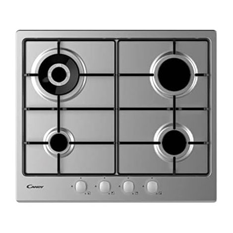 Candy CHW6BR4WX plaque de cuisson acier inoxydable
