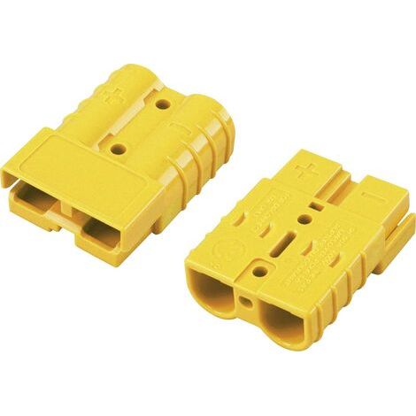 TRU COMPONENTS Connecteur de batterie à courant fort 50 A jaune Contenu: 1 pc(s) (1/3)