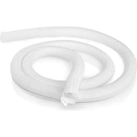 Gestion de cables manga 1 pc grosor maximo del cable 30 mm nailon blanco (1/3)