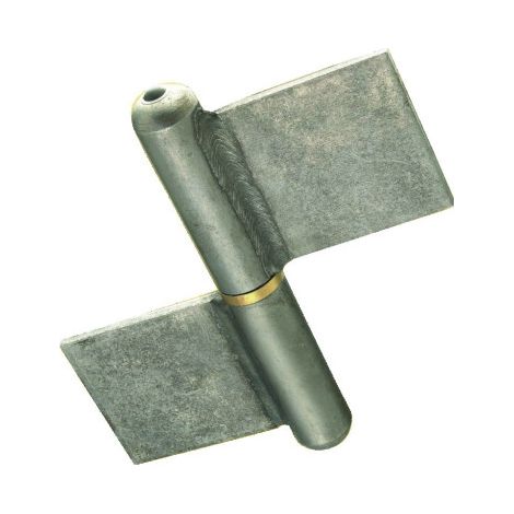 Paumelle Soudée Grille Laiton 160x70 Robustesse Et Fluidité Pour Grilles Lourdes. - Générique