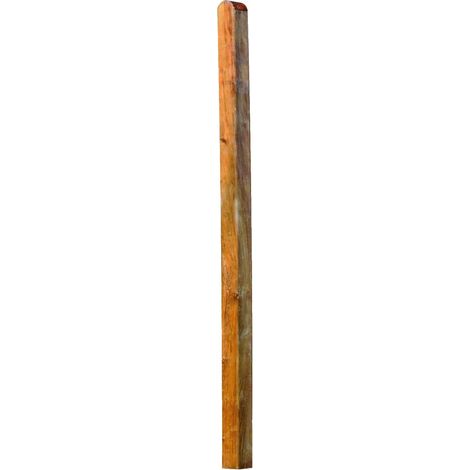 Pfosten BRAUN Kopf gerundet 9 x 9 x 165 cm