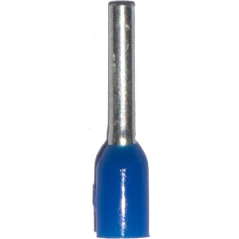 Aderendhülsen isoliert 0,75 mm², blau, 100 Stück