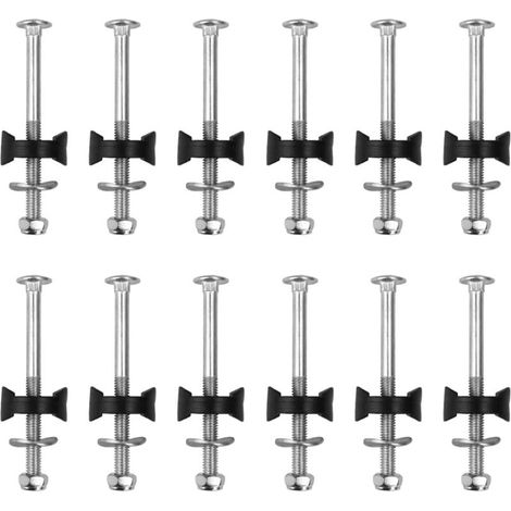 Kit de 12 vis pour trampoline, accessoires en acier galvanisé, compatibles avec les trampolines. (1/4)