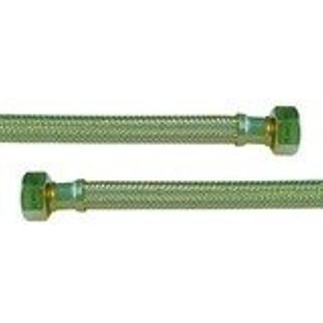 Nemo Go alimentation en eau flexible 4/4m x 4/4f écrou 75 cm acier inoxydable ø19 (1/4)