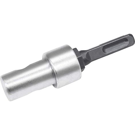Lntyq Adaptateur de perceuse à tarière, adaptateur filetage, mandrin sans clé 1/2", tige ronde M13 x 15 mm