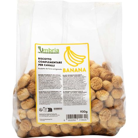 UMBRIA EQUITAZIONE Biscotto vegetale per cavalli gusto banana (930 gr) (1/2)