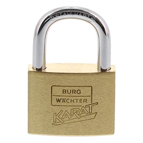 Lucchetto In Ottone Karat, Dimensione: 40, Calibro Spessore 6 Mm Altezza All'Interno Della Staffa 23,5 Millimetri (1/4)