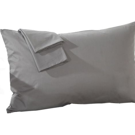 2PC Taies D'oreillers, Respirantes Très Douces, Taille Standard, 48 x 74 cm (1/5)