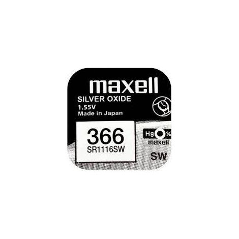 ..
.Maxell 366 SR1116SW Silver Oxide 1,55v.
. (1/2)