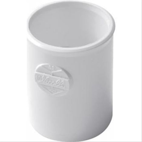 Manchon FF Ø50 PVC Nicoll -NF- blanc