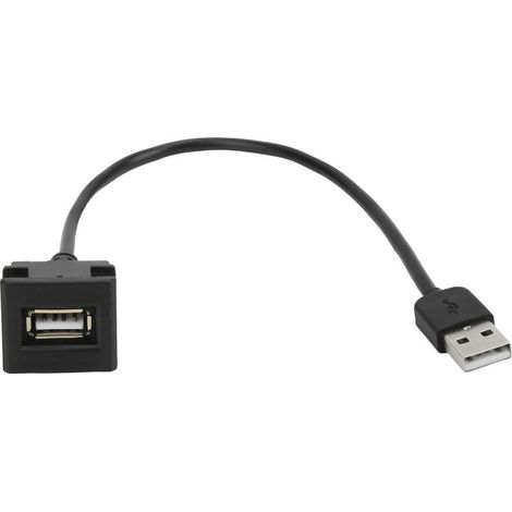 Rallonge de prise USB pour voiture, câble mâle-femelle, protection multiple, entrée 12 V-30 V, compatible Camry et Prius (1/5)