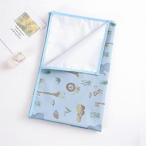 Größen Baby-Wickelunterlage aus weichem PU, wasserdicht, auslaufsicher, waschbar, für Neugeborene, wiederverwendbar, auch als Picknick- oder Reiseunterlage geeignet-04(35x50cm)