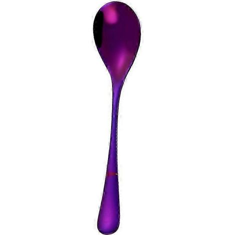 Cuillère à mélanger pour café, thé, crème et cocktails, 1 pièce, en acier inoxydable uni YCD (1/5)