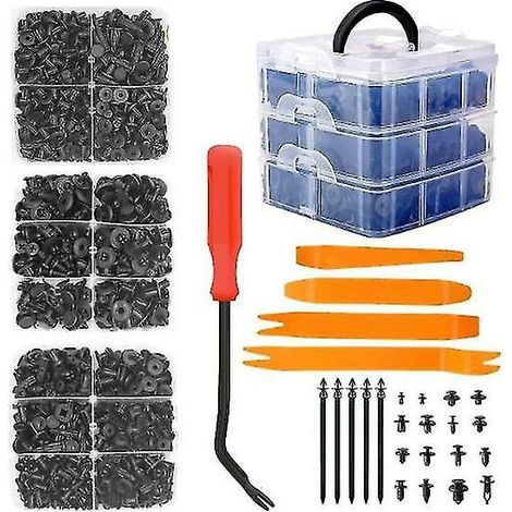 CREA 620 Clips de remache de plástico, Protector de remache de plástico para protección del automóvil (1/5)