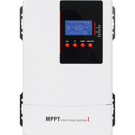 Contrôleur solaire MPPT 60 A avec détection automatique et affichage LED pour batteries au plomb-acide, lithium-fer-phosphate et lithium ternaire (1/5)