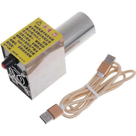 Voici une proposition de titre en français (caractères : 178) :
Ventilateur BBQ portable 5V, souffleur d'air léger pour cuisson en extérieur, avec câble USB, accessoire de barbecue pour gril et campi