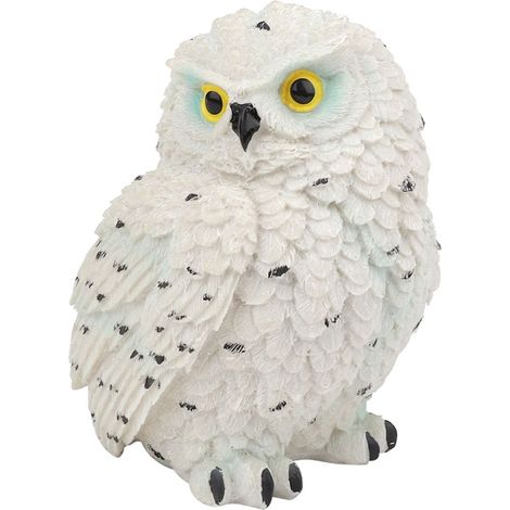 Statue de jardin en résine en forme de hibou, sculpture extérieure, décoration pour pelouse et jardin. (1/5)