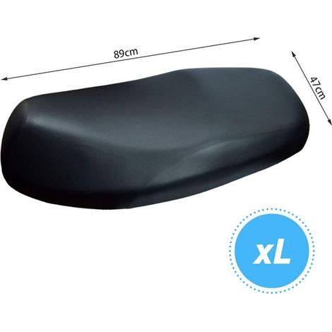 Wasserdichter Motorrad-/Rollersitzbezug, Ledersitzbezug – Größe XL (1/5)