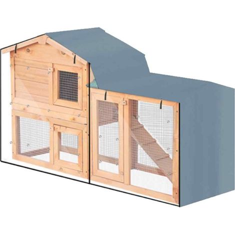 Housse anti-poussière pour cage d'animal de compagnie - Grise - 180 x 52 x 86 cm - Multifonctionnelle (1/5)