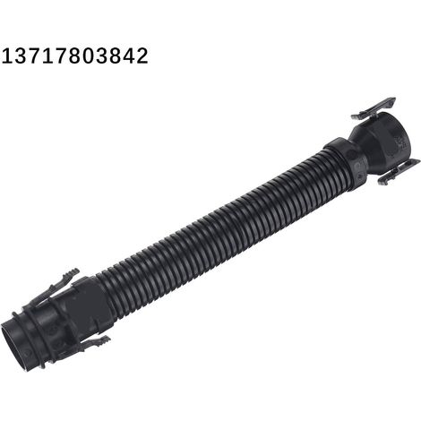 Ansaugluftfilterschlauch – 13717810772 13717803842 für E81 E90 E91 E60, B-MW 1 3 4 5 6 7 X1 X3 X4 X5 X6 (schwarz) (1/4)