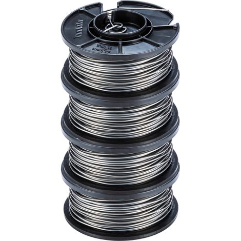 Fil de ligature Makita 1,6 mm x 30 m, 4 rouleaux pour agrafeuse à armature sans fil TR001G (1/4)