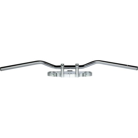 Manillar TRW ZF de acero cromado de 22 mm para superbikes - Motocicletas, alto brillo