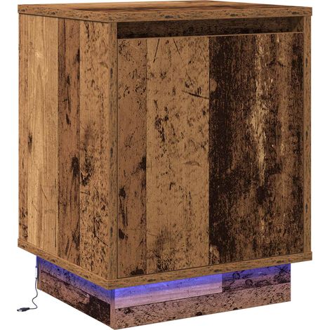 Maison Exclusive - Nachttisch Altholz 39 x 34,5 x 50 cm Holzwerks