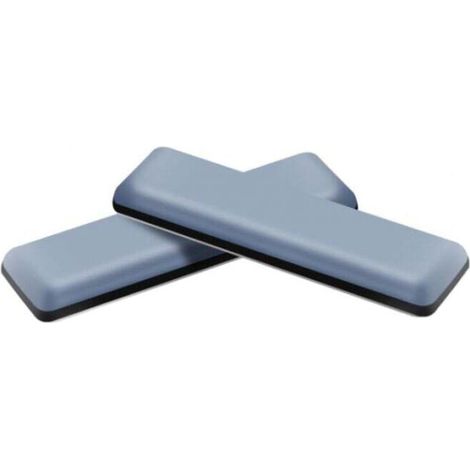 Selbstklebende Teflon-Möbelgleiter – 70 x 19 mm (quadratisch) – professionelle Stuhlgleiter / PTFE-Gleiter (Teflon) – Crezuo