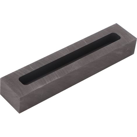 Moule en graphite rectangulaire 10ml pour coulée d'or, d'argent et affinage - Lingotière en graphite de précision (1/5)