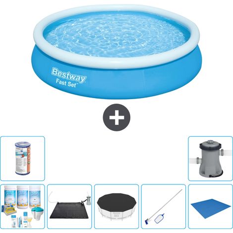 Bestway Piscina Bestway Fast Set Redonda - 366x76 cm - 7-piezas S21380 (1/5)