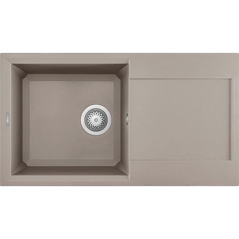 Lavello Elleci Incasso 1 vasca 78x43,5 Easy 290 Granitek Grigio Tortora LGY29043 (1/3)
