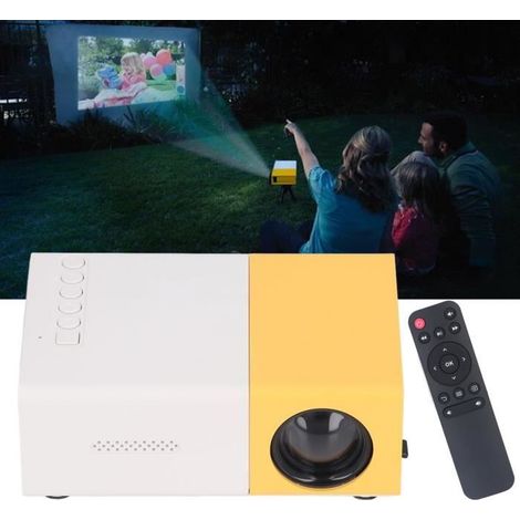 Mini projecteur Portable SURENHAP - Résolution 1920x1080 - Prise UE - Blanc (1/3)