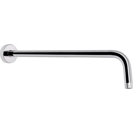 Brazo de ducha con brida, fabricado en acero inoxidable 304, extensión de cabezal de ducha (40 cm)