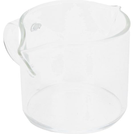 Tasse à mesurer en verre résistant à la chaleur, petite tasse à café au lait à double ouverture, accessoires de cuisine (1/5)