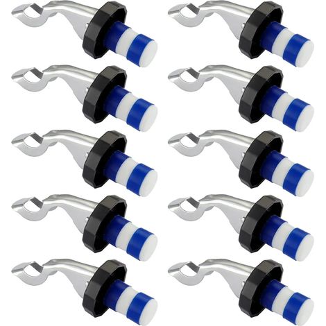 flaschenverschlüsse mit hebel,Universal flaschenverschlüsse bierflasche,Weinverschluss,Flaschenverschluß,Weinverschluss, Wein Stopfen für die Weinsammlung Wein, Champagner, Glasflaschen,blauschwarz,di (1/5)