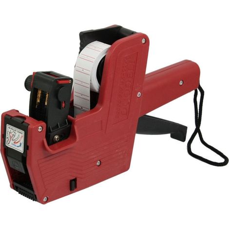 TrAdE Shop Traesio - Prezzatrice Etichettatrice A 8 Caratteri Con Rotolo Di Etichette Stampa Prezzi -