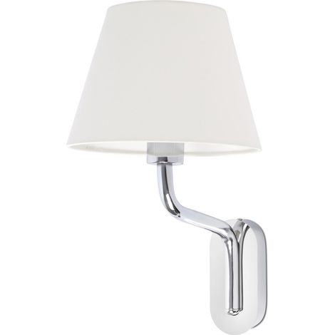 ETERNA Aplique de pared cromo/beige 24005-11 (1/2)