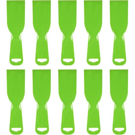 Ensemble de 10 spatules sourcing map, en plastique souple 5 cm large et 3 mm d'épaisseur pour (1/5)