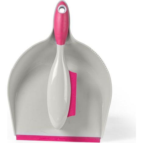 Ensemble Pelle et Balayette à Main, Balai Tête en Caoutchouc avec Bord Raclette Squeegee - Idéal pour la poussière, les poils d'animaux, nettoyer les déversements tenacess (1/5)